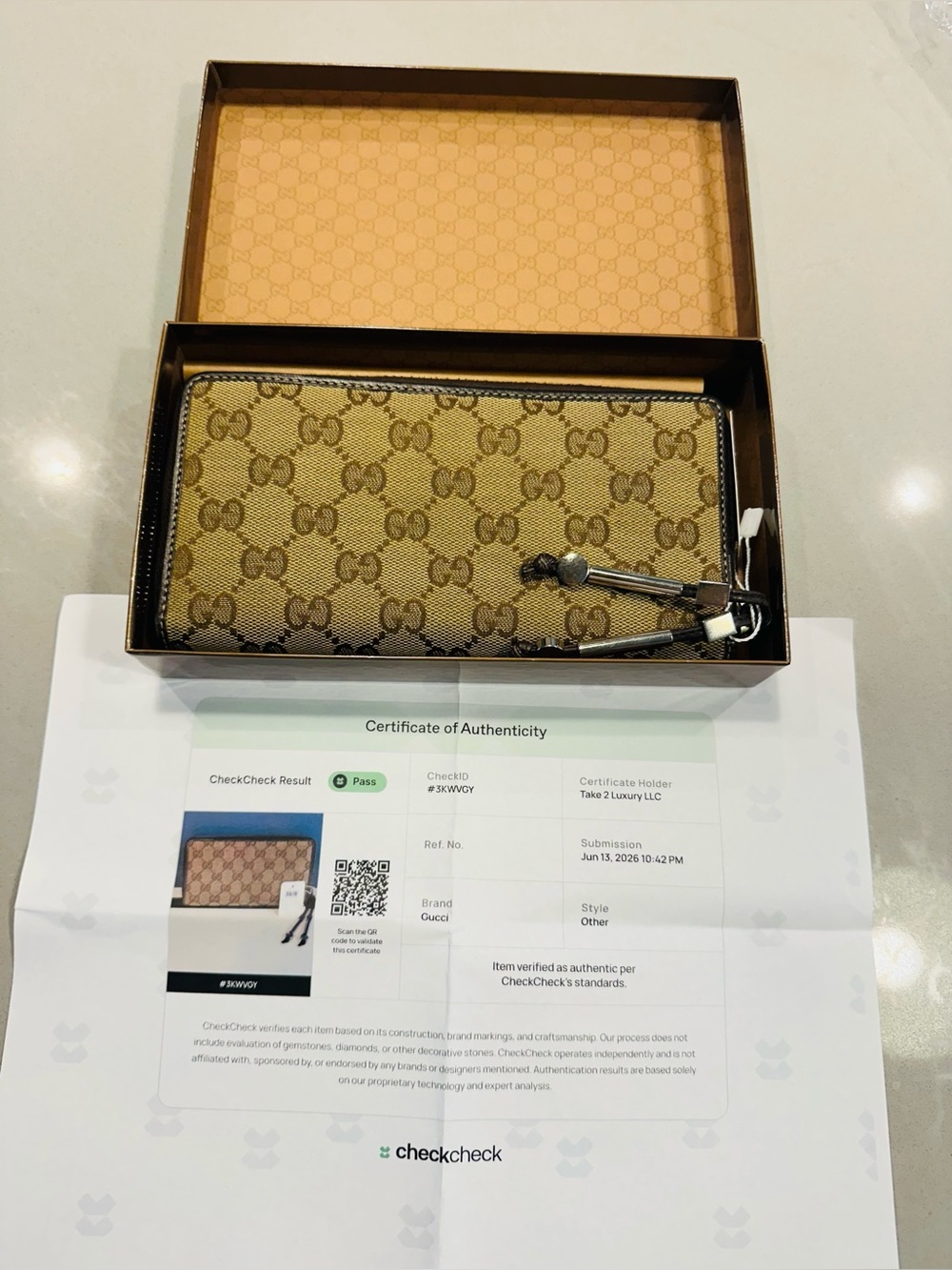 Gucci Canvas Wallet